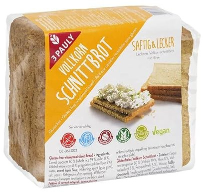 3 Pauly Vollkorn Schnittbrot - 500g x 6-6er Pack VPE