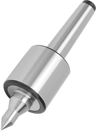 Heavy Duty Live Center for MT2 High Accuracy Triple Bearing Live Center for Metal Lathe Turning Revolving High Wear Resistance Clamps