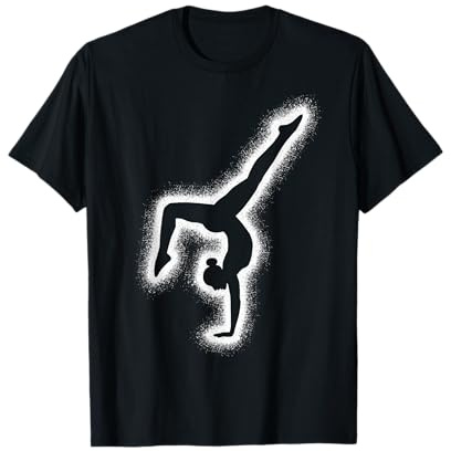 Turnerin Gymnastik Handstand Mädchen Kinder Turnen Damen T-Shirt