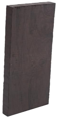 Rohling für Musikinstrumenten-Ebenholzgriff, DIY-Bastelwerkzeug aus Holz mit Glatter Oberfläche, Geeignet Zum Drehen von Intarsien in 70 X 50 X 20 Mm oder 120 60 10 Mm