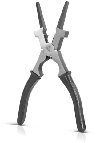 STAHLWERK MIG MAG Schweißzange MSZ-203 ST 8 | 203 mm Langversion 4-in-1 Düsenzange | Schweißerzange | Spezialzange für MIG MAG Schweißbrenner