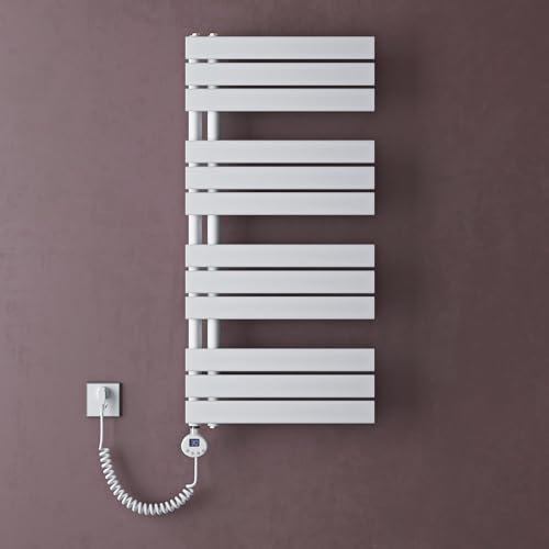 doporro Heizkörper Bad Handtuchheizkörper 104x50cm Badheizkörper Weiß