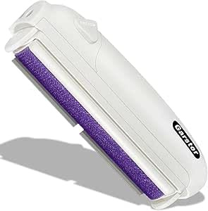 Garstor Pet Hair Remover Roller, Reusable Lint Roller for Pet Hair, Cat Dog Hair Remover for Furniture, Sofa, Carpet, Bedding, Self Clean Lint Remover-Violet