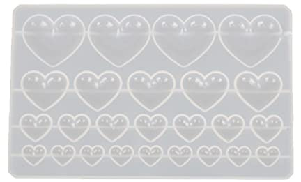 Moule en silicone moulé en forme de cœur pour femme avec pendentif décoratif en forme de cœur