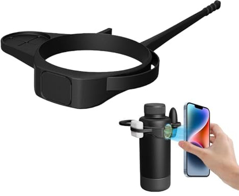 Porta Cellulare per Borraccia da Palestra | Supporto Magnetico in Silicone per Bicchieri da Palestra - Antiscivolo Per Fitness Sport Cammino Corsa Eventi Zaini Runner