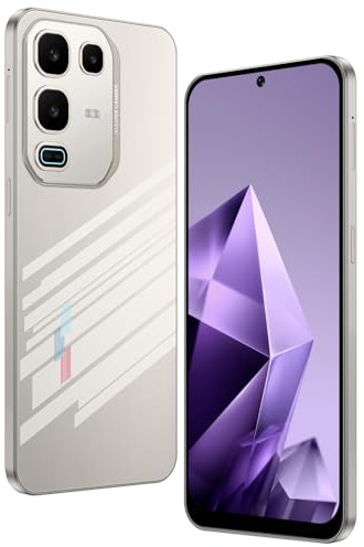 McMgc Note50Pro Unlocked 4G Smartphone, Android 12.0 Mobile Phones 6.6'' HD+ Screen, 32GB ROM/256GB SD, 4G Dual SIM Dual Camera, Face ID+WiFi+BT+FM+GPS+OTG (Note50Pro-White)