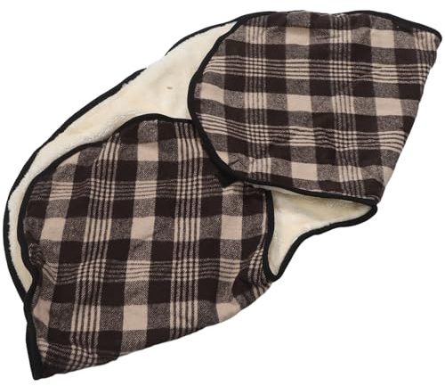 VILLCASE Manta Cortavientos para Silla de Ruedas, Chal Cálido y Ajustable para Personas Mayores, Manta para Regazo Ligera y Multifuncional Adecuado para Uso en Invierno y Exteriores