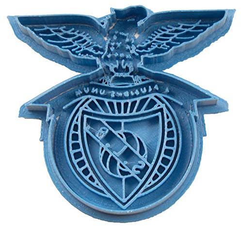 Cuticuter Benfica Equipo Fútbol Cortador de Galletas, Plástico, Azul, 8x7x1.5 cm