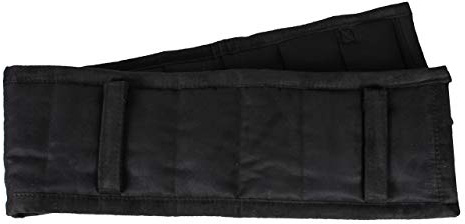 ARBO-INOX Longierunterlage Geschirrunterlage Wildlederimitat farbig (Pony, Schwarz)