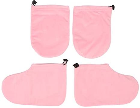Cera de parafina spa tratamiento Guantes botines cómodo retención calor para el hogar salón belleza