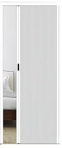 XLIHAWY Falttür, Innenbereich Falttür, Faltschranktüren Mit Griff Für Schlafzimmer Türrahmen Schrank, Montagezubehör(140x40cm)