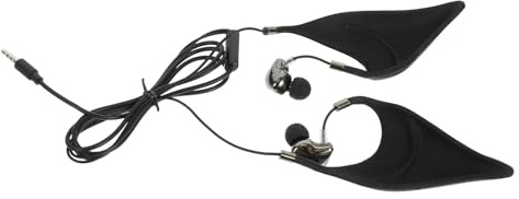 WATIIFUFU Auricolari in-Ear Elves Ear con Microfono Integrato Auricolari con Filo per Telefono e Tablet Design Traspirante per Uso Prolungato in Ufficio e Call Center