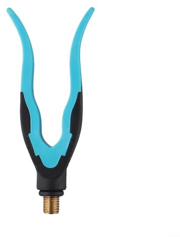 QuivyLivy Angelrutenauflage für Methoden- und Feeder-Rigs – Rutenauflage für Angler, Kunststoffhalter mit Schnurrillen-Design, sicherer Halt am Rutengriff (AMP02-5011-2)