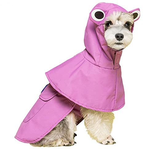 KFGISD, Hundregnjacka Innovativ vattentät kappa Hundregnjacka Bekväm lättanvänd hundregnjacka Husdjurstillbehör,Regnrock för hundar(Purple,XXL)