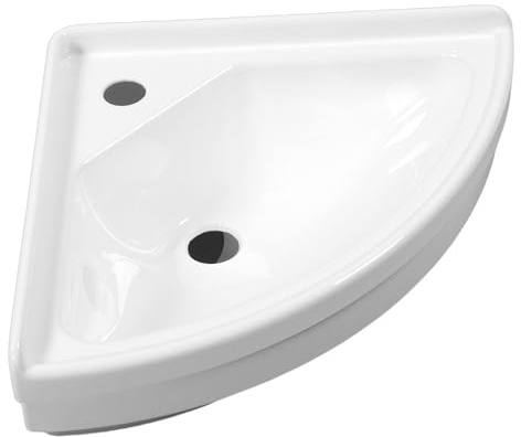 Zhjvihx Lavello per, Lavello per Barca, Lavabo in Acrilico da 15 Pollici con Scarico delle Acque Reflue da Incasso per, Yacht, Cucine, Bagni, Lavandino per Bagno Rettangolare,