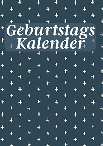 Geburtstagskalender: Geburtstagskalender Buch jahresunabhängig zum Ausfüllen, A5, Deutsch