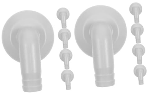 OSALADI 10pcs Drain Hose Connectors for Air Conditioner Elbow Fitting Hose Parts for Ac Unit Flexible Connector for Air Conditioner