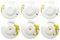 Retsch Arzberg XL Lot de 6 assiettes à pâtes en porcelaine, diamètre 27 cm, design italien, assiettes creuses, assiettes à salade