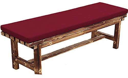 Cojín de banco de jardín impermeable 2/3 plazas 100/120 cm para balancín o banco de jardín (50 x 30 cm, beige)