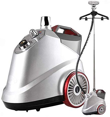 Ferro da stiro a vapore verticale per indumenti, 2000 W, professionale, per uso er indumenti, 2000 W, professionale, per uso commerciale, portatile, con serbatoio d'acqua da 2 litri, argento