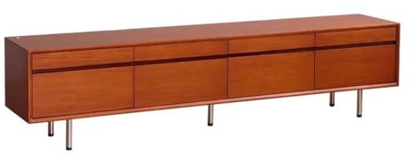UlTRAWAVE - Mueble de TV, mueble de suelo multifuncional retro para salón, mueble de TV simple de madera maciza, armario de centro de entretenimiento, (A:180 x 40 x 50 cm)
