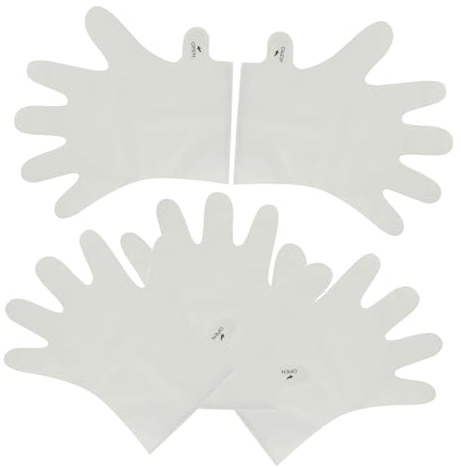 ARTSEWPLY 5 Stück Peeling Handmasken für Hände mit Feuchtigkeitsspendender und Weichmachender Wirkung aus Atmungsaktiven Pe und Pp Materialien zur Handpflege