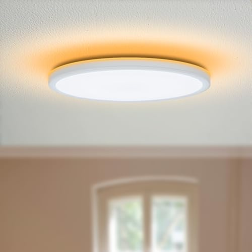 LED ATOMANT Plafon LED Redondo Superficie Bluetooth 30cm 24W CCT y Mando | Regulable