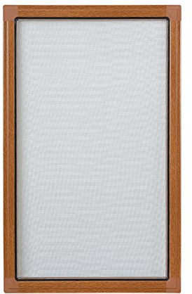 FLIEGENGITTER MOSKITONETZ ALU RAHMEN MÜCKENGITTER 80x100, 110x130, 120x140 cm (110x130cm, Hellbraun)