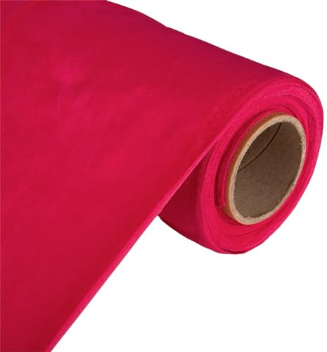 Plüsch-Samtstoff für Polstermöbel, weiches Gefühl, Hot Pink