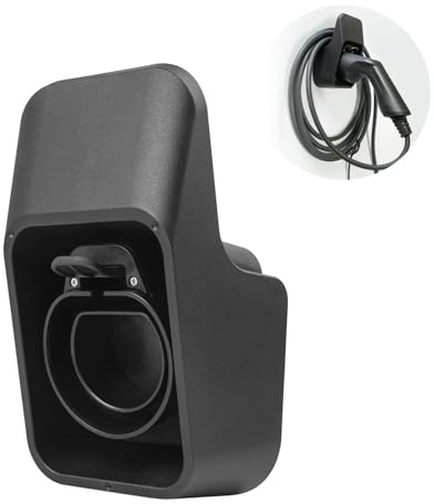 astoneves Aufgerüstete Typ 2 Wandhalterung, ev ladegerät Halter, wandmontierter EV Ladegerät Kabelhalter Dock für EVSE IEC 62196-2 Stecker Kabelaufbewahrung