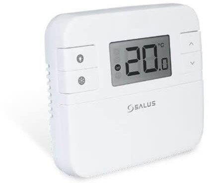 Teams Salus RT310TX+ NON Programmable Room Thermostat RF Stat - NO Receiver, White