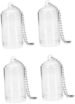 Cabilock 5stücke Teiliges Mini Sukkulenten Terrarium Kreative Pflanzen Schlüsselanhänger Mit Glaskuppel Dekoration Für Auto Und Tasche Für Und Feiertage