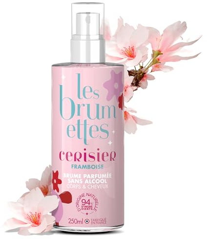 LES BRUMETTES FLEUR DE CERISIER - FRAMBOISE Brume Parfumée sans alcool 250ml (Vanille - Tonka)