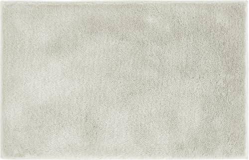 andiamo Badematte rutschfest Florida - Badezimmerteppich weich und flauschig - Badteppich rutschfest waschbar Duschvorleger Badvorleger für Badezimmer 60 x 100 cm beige