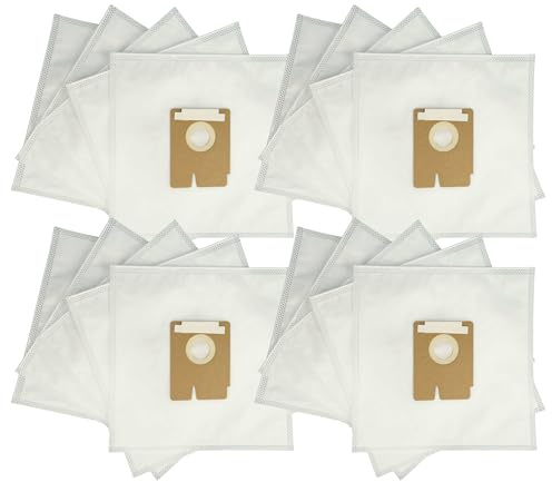 vhbw 20x Sacs compatible avec Kneissel 1400, 1500, OWE 590 aspirateur - microfibre non tissée, 27,6cm x 26,6cm blanc