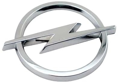 JYWLKQ Auto Emblem für Opel Meriva 2003-2010, Logo Aufkleber Auto Abzeichen für Front Motorhaube Kofferraum Heckklappen Ersetzen Dekoratives Zubehör,Flat-12.8 * 9.8cm