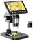 Leipan LPM7 4.3 Digital Mikroskop für Kinder Erwachsene, 1000X facher Vergrößerung IPS Handmikroskop mit 8 Einstellbaren LED Licht, USB to PC - Windows/Mac kompatibel, Inklusive 32G TF-Karte