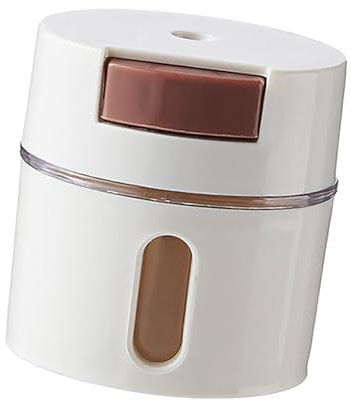 Kavolet Lata de Condimentos Magnética, Caja de Especias Montada en la Pared, Control Cuantitativo, Lata de Condimentos Magnética, Botella de Sal, Caja de Especias para Cocina