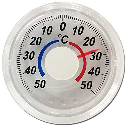 Termometro Finestra Compatto Con Un Aspetto Termometro Meteo Interni Esterni Intervallo Misura-50 °C ~ 50 °C