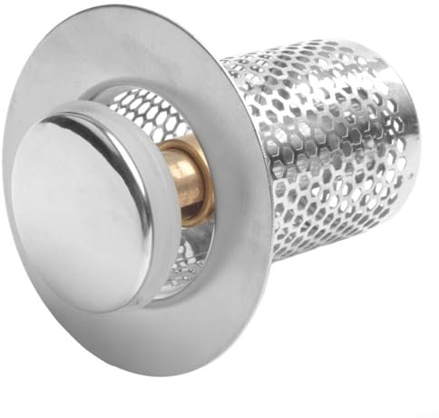 Filtro di scarico a pavimento dal design innovativo in acciaio inox, perfetta aggiunta al tuo impianto idraulico domestico (5 cm)