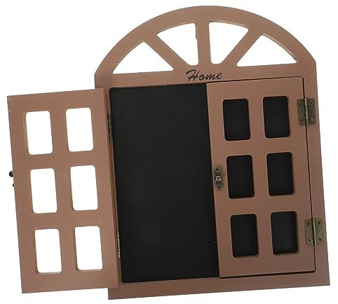 Sewroro Dekorative Holztafel Retro-holztafel Tafel Mit Vintage-schildern Vintage-fensterdekor Fenstertafel Für Geschäfte Holzfenstertafel Wiederverwendbare Fenstertafel Kreidetafel-staffel