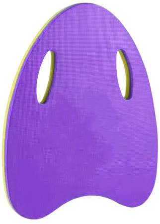 Valicaer Kinder Schwimmbrett,Schwimmbrett Kick mit Griffen Kinder Schwimmhilfe PE Schaumstoff Schwimm Board Waterproof Design Trainingsausrüstung Schwimmen Kickboard für Kinder und Erwachsene (Lila)