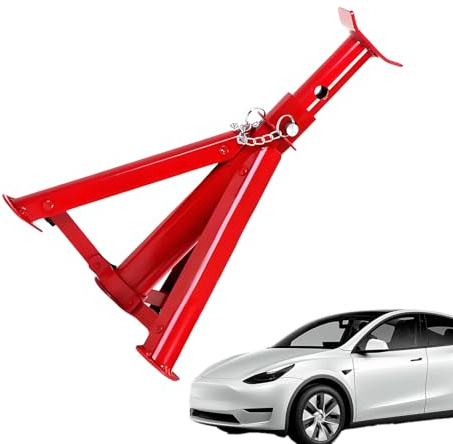 Supports de cric robustes, support de véhicule de 3 tonnes, équipement de levage pliable de 30 à 50 cm, construction en acier robuste, capacité de 3 tonnes, pour camion, camping-car, berline, garage