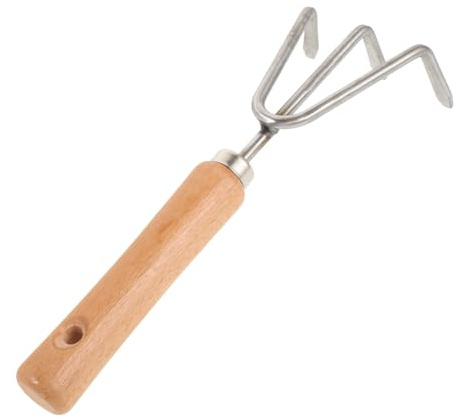 iplusmile Râteau De Jardin à Main pour Planter Ameublir La Terre Et Désherber Outil De Jardinage Léger Et Facile à Transporter