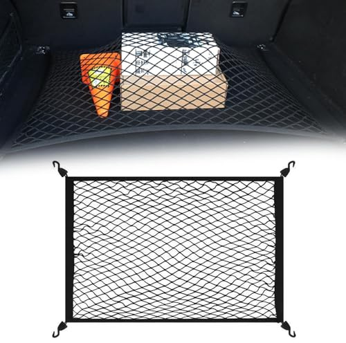 Filet de Coffre de Voiture, pour Toyota Rav4 2005-2020 2021 2022 2023 2024 2025 réglable Filet de Rangement de Coffre Fixe Extensible Elastique Filet à Bagages Auto