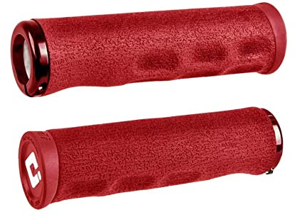 ODI Dread Lock 130mm Lock-On MTB Griffe - Rot (Tinker Juarez Signature) | rot