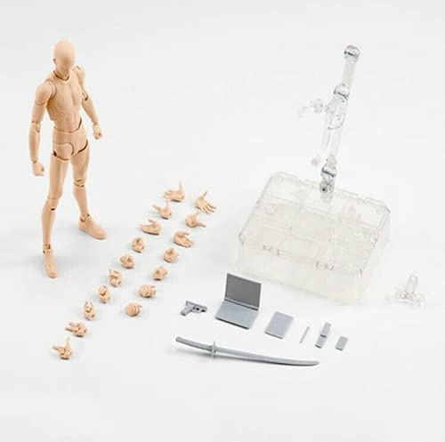 Zeichenfiguren für Künstler Modell Mannequin Sketch Bewegliche Hand Körper Zeichnung Kit (Man)