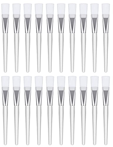 Makeup Brushes Face Mask Applicator Facial Mask Brush Multifunction Cleaning Brush Cosmetic Tools for Facial Mask Body Lotion or Mixed Mask (20Pcs)