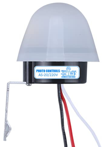 Fasizi 2 uds. AS-20 AC220V 10A Interruptor de Foto automático Sensible al Agua Encendido/Apagado fotocélula Interruptor de luz LED de Calle Herramienta de Interruptor