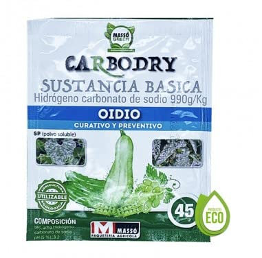 Peyca Fungicida curativo y preventivo ecológico contra odio Carbodry 45g